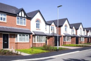 A row of houses